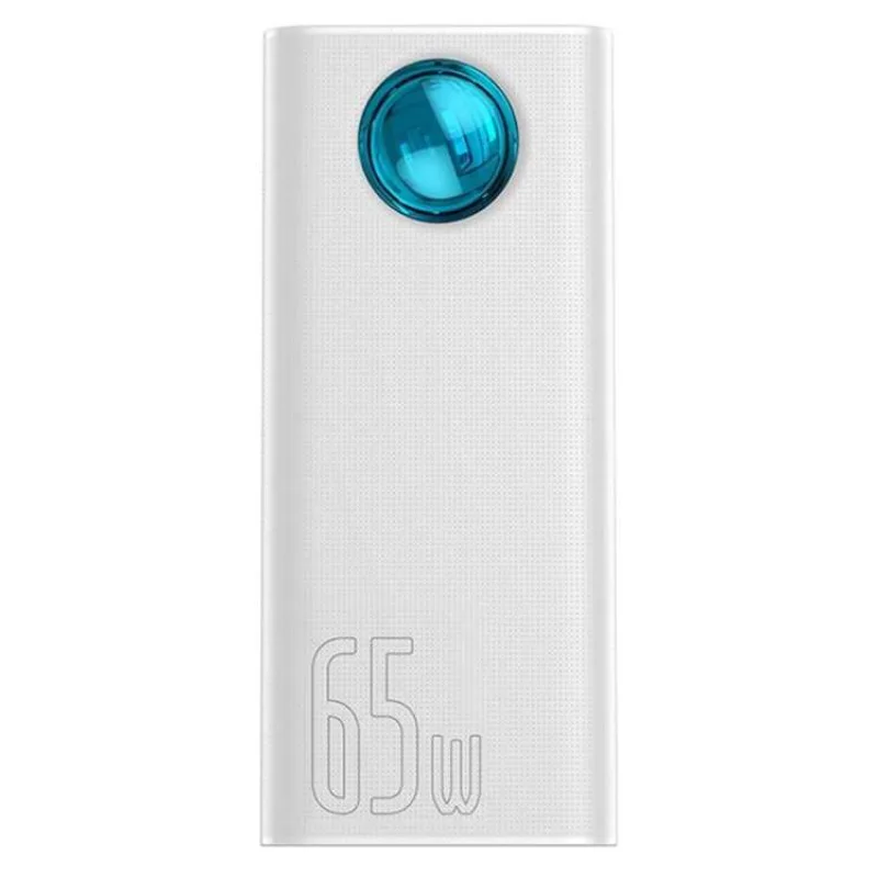Baseus PPLG000102 Amblight Digital Display Powerbanka 30000mAh 65W White (6932172613617)