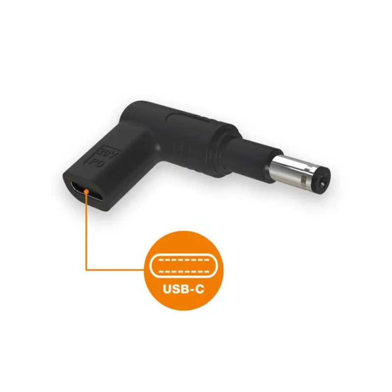 Aligator USB-C napájacia redukcia 4,8 x 1,7 mm (predĺžená) pre notebooky Asus/Compaq/HP (CONT013)