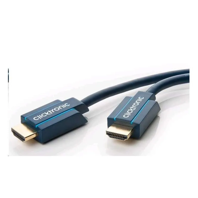 ClickTronic HQ OFC kabel HDMI High Speed s Ethernetem, zlacené, 4K@60Hz, 3m (CLICK70304)