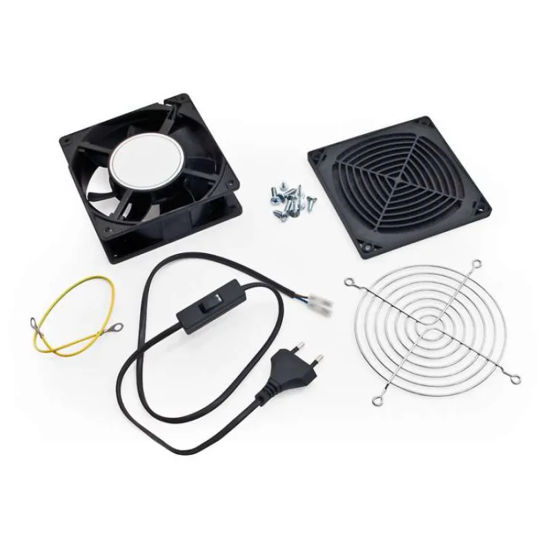 Ventilátor-sada, 230V, 50Hz, 0.09 A, 15W 160m3/h (RAX-CH-X07-X9)