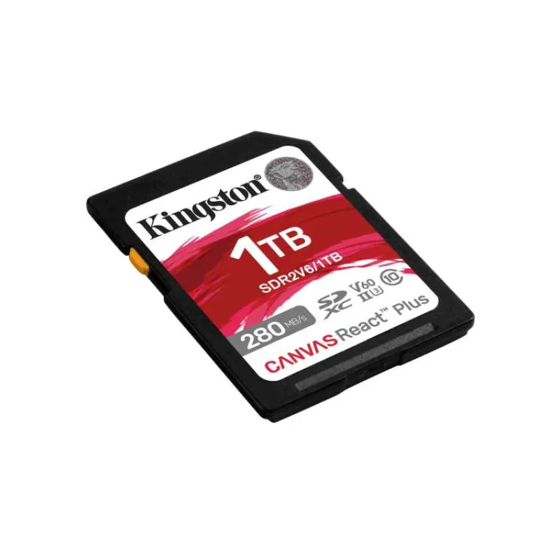 Kingston Canvas React Plus/SDHC/1TB/UHS-II U3 ??/ Class 10 (SDR2V6/1TB)