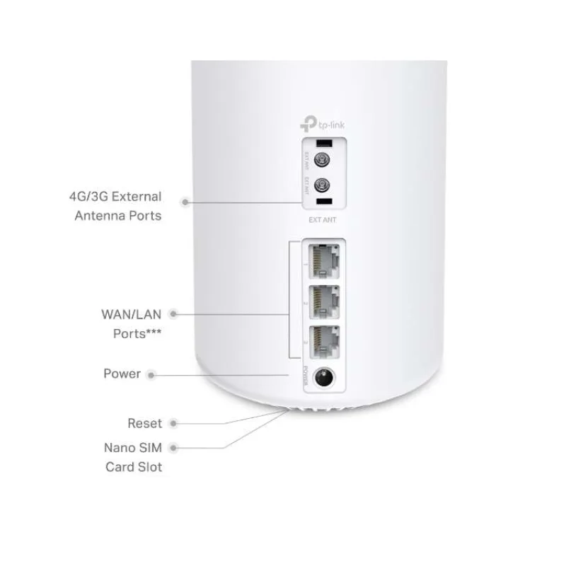 TP-Link Deco X50-4G(1-pack) - LTE 4G+ CAT6 modem a AX3000 Wi-Fi 6 Mesh systém pro pokrytí celé domácnosti - HomeShield - (Deco X50-4G(1-pack))