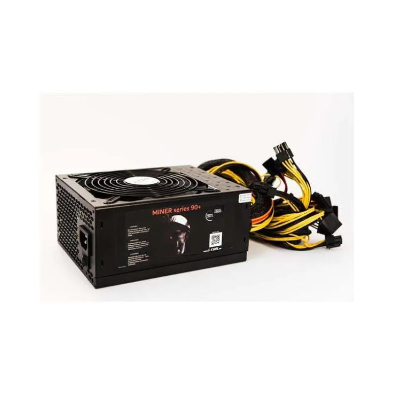 Zdroj 1600W 1stCOOL MINER 1600, účinnosť 90+, 14cm ventilátor (ECP-1600A-14-90)