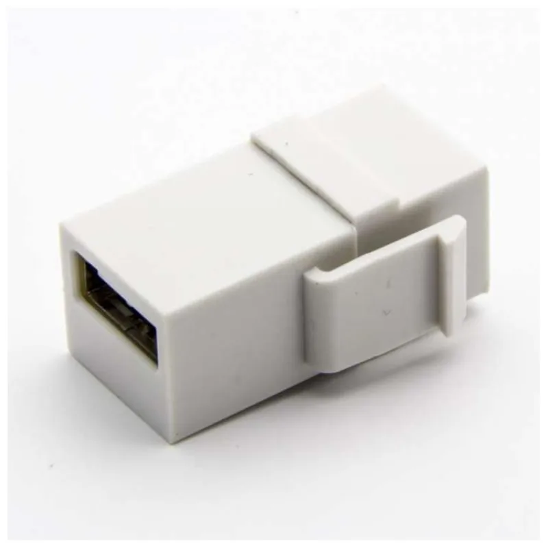 PremiumCord USB propojka USB2.0, pro instalaci do keystone zásuvky (kur-27)