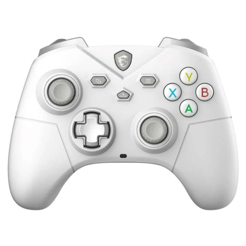 MSI gamepad FORCE GC300 Wireless White/ bezdrátový/ 2,4GHz/ Bluetooth/ USB-C/ pro PC, Android/ bílý (S10-43G0230-EC4)