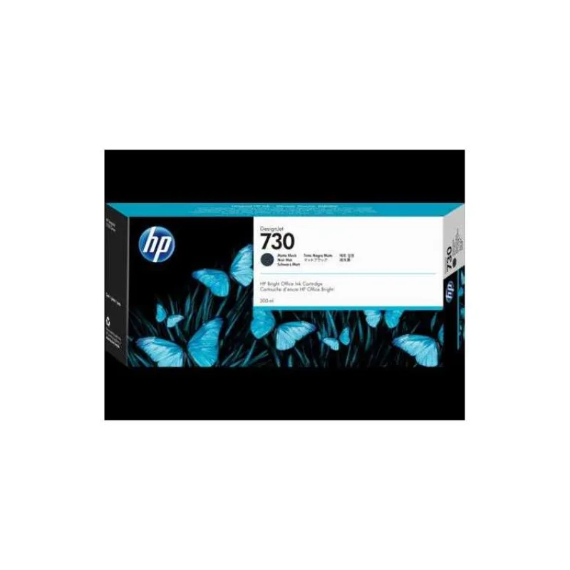HP Ink Cartridge 730/Matte Black/300 ml (P2V71A)