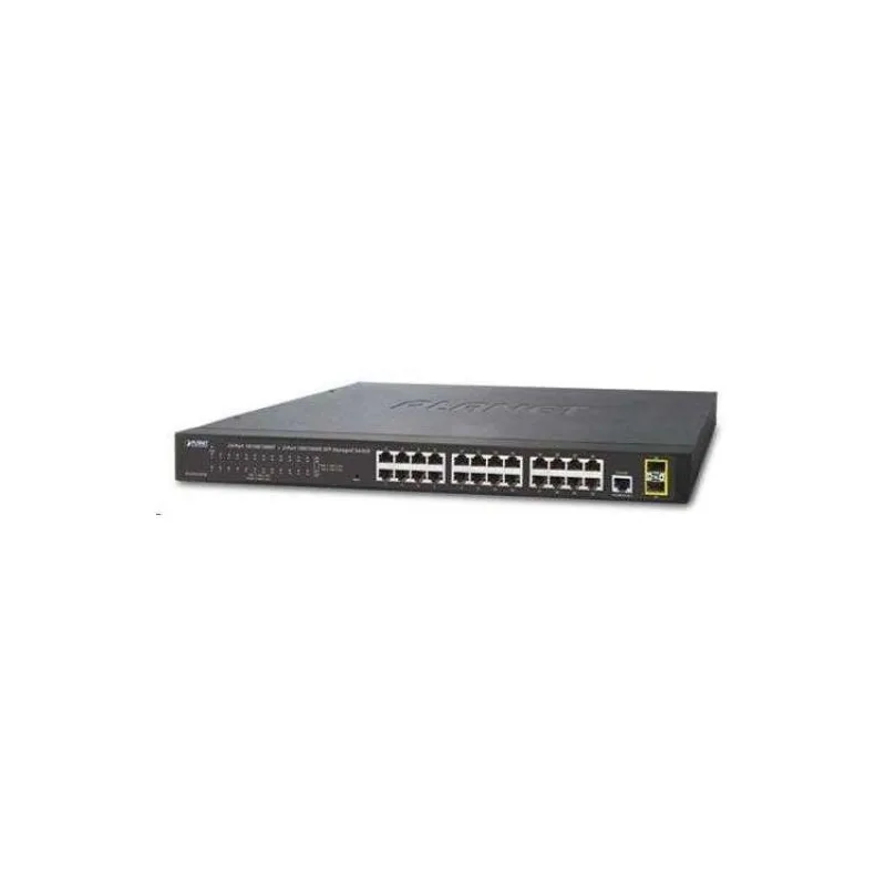 Planet GS-4210-24T2S L2 switch, 24x1Gb, 2x1Gb SFP, QoS, fanless (GS-4210-24T2S)