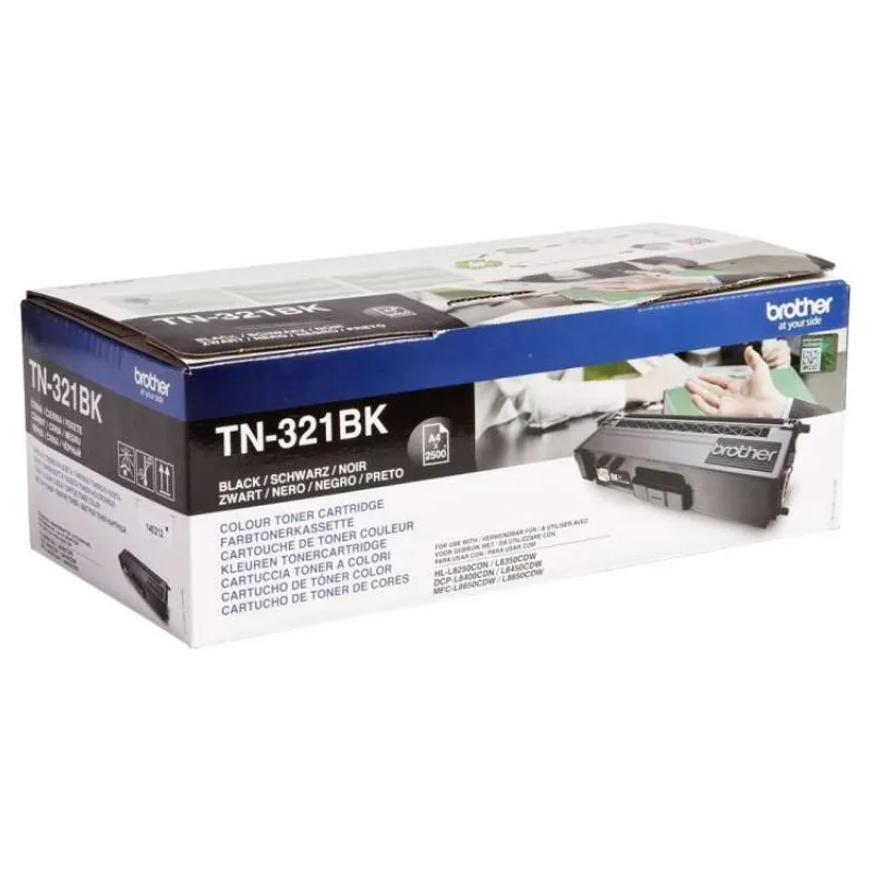 BROTHER tonerová kazeta TN-321BK/ DCP-L8400,L8450/ HL-L8250,L8350/ MFC-L8650,L8850/ 2500 stránek/ černý (TN321BK)