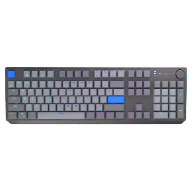 Endorfy mechanická klávesnice Thock V2 / bezdrátová / ARGB / yellow sw. / USB / num. kl. / US layout (EY5A129)