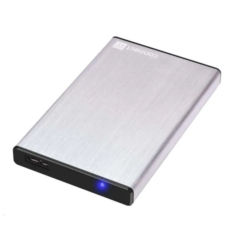 CONNECT IT externí box LITE pro HDD 2,5" SATA, USB 3.0 stříbrný (CI-1045)