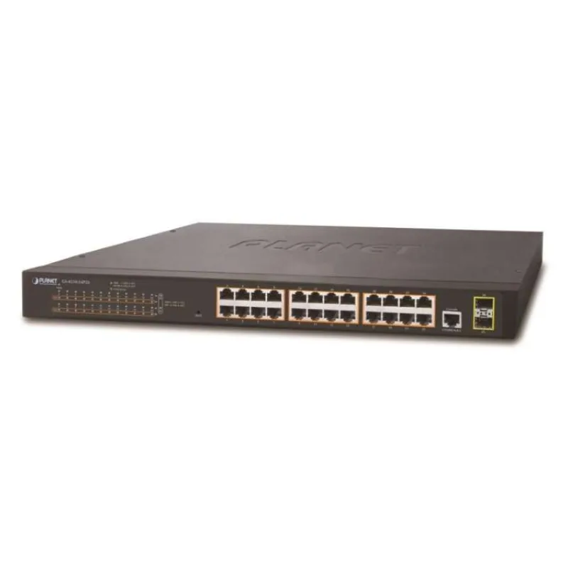 Planet GS-4210-24P2S L2 switch, 24x1Gb, 2x SFP, 24x PoE 802.3at 300W (GS-4210-24P2S)