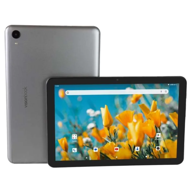 UMAX tablet PC VisionBook 10T LTE/ 10,1" IPS/ 1920x1200/ T610/ 4GB/ 64GB Flash/ USB-C/ SD/ micro SIM/ Android 12/ šedý (UMM240106)