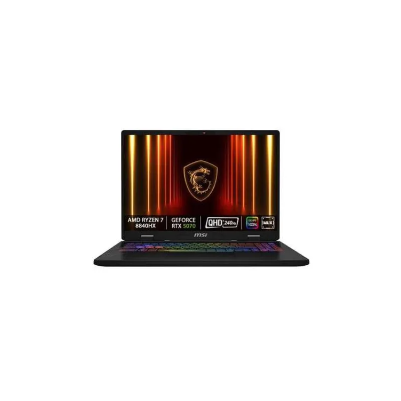 MSI Crosshair/A16 HX D8WGKG-021CZ/R7-8840HX/16"/2560x1600/32GB/1TB/RTX 5070/W11H/Gray/2R (9S7-15PL21-021)