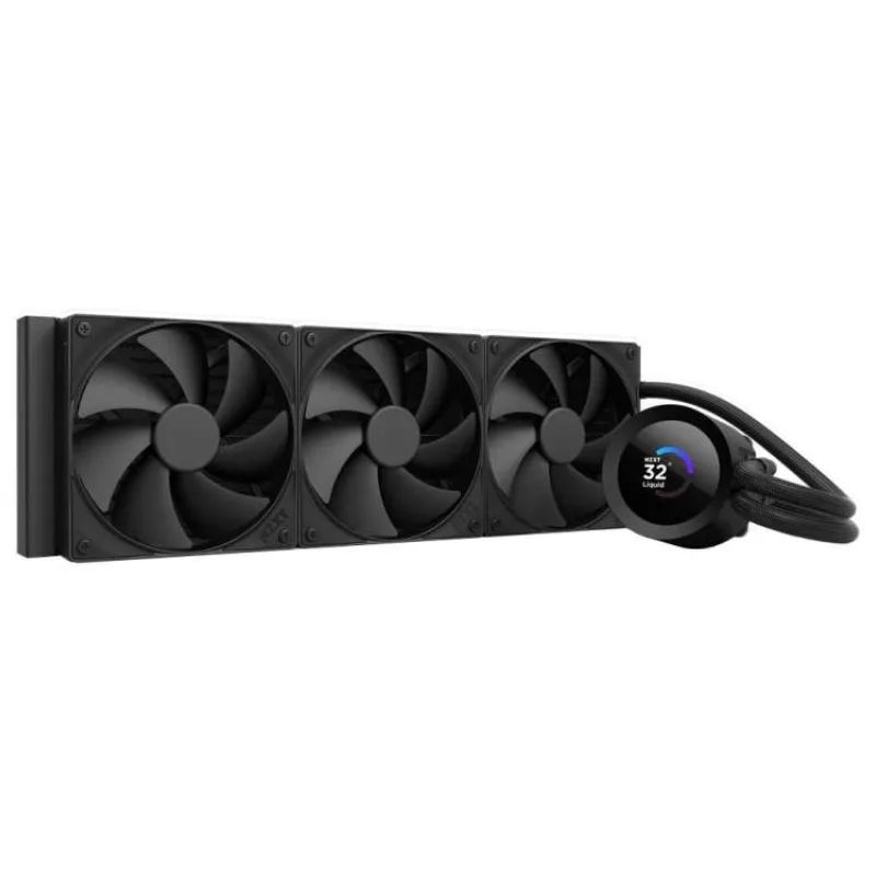NZXT vodní chladič Kraken 360 / 3x120mm fan / 4-pin PWM / LCD disp. / 6 let (RL-KN360-B2)