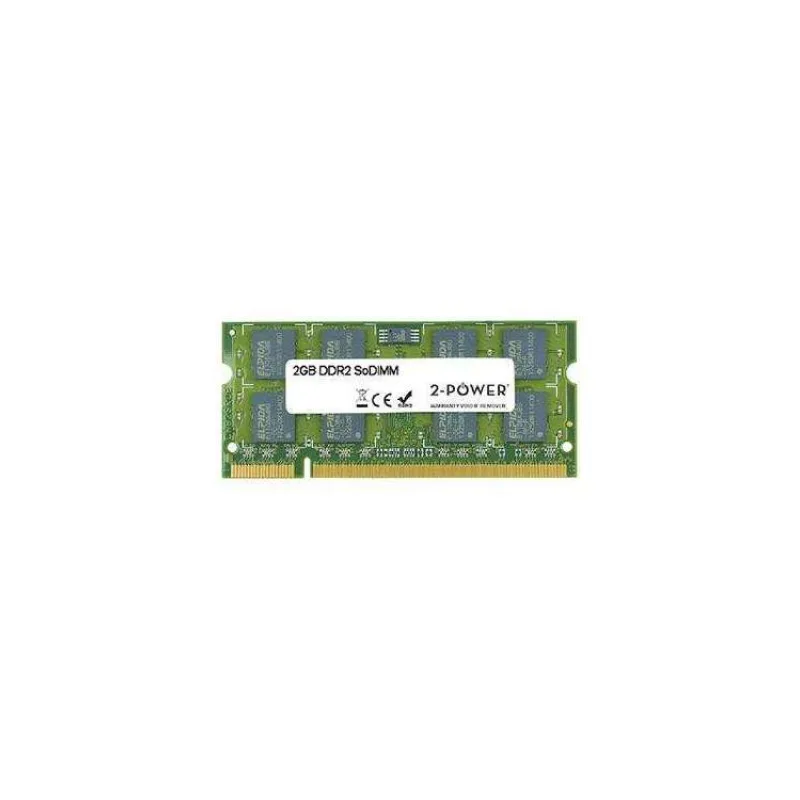 2-Power 2GB PC2-5300S 667MHz DDR2 CL5 SoDIMM 2Rx8 (DOŽIVOTNÍ ZÁRUKA) (MEM4202A)