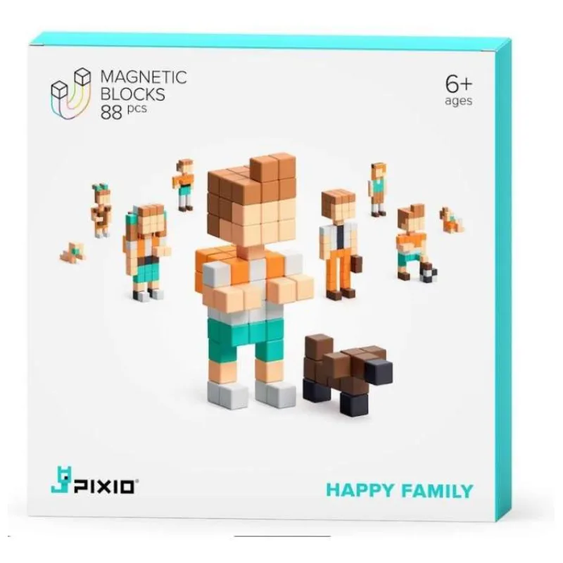 PIXIO Happy Family magnetická stavebnice (30103)