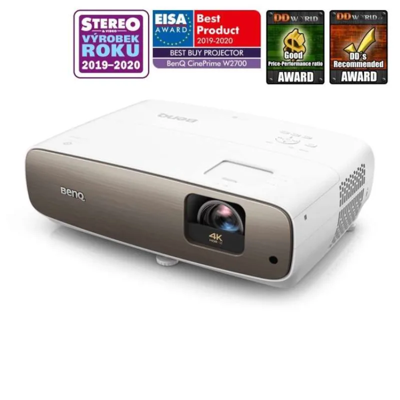 BenQ W2700 4K UHD/ DLP projektor/ HDR/ 2000ANSI/ 30.000:1/ 2x HDMI/ USB (9H.JKC77.37E)