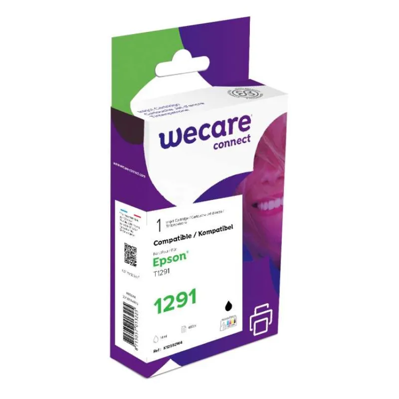 alt. kazeta wecare ARMOR pre EPSON SX425W, Stylus Office BX305F black (T129140) (K12592W4)