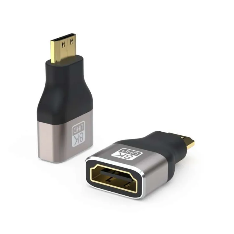 PREMIUMCORD Adapter 8K HDMI Typ A - mini HDMI Typ C, kovová, pozlacená (kphdma-43)