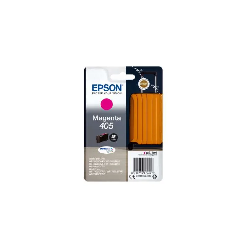 Epson Singlepack Magenta 405 DURABrite Ultra Ink (C13T05G34010)