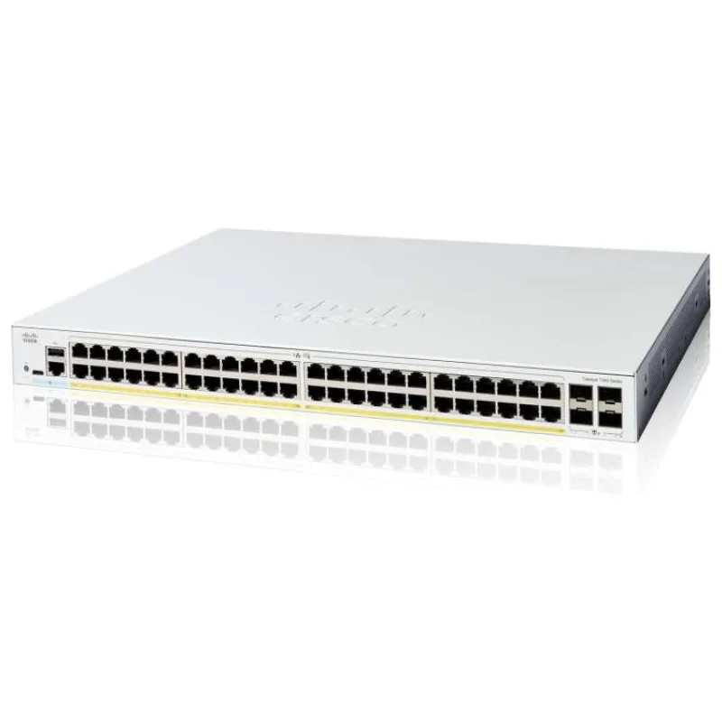 Cisco Catalyst switch C1300-48P-4X (48xGbE,4xSFP+,48xPoE+,375W) - REFRESH (C1300-48P-4X-RF)
