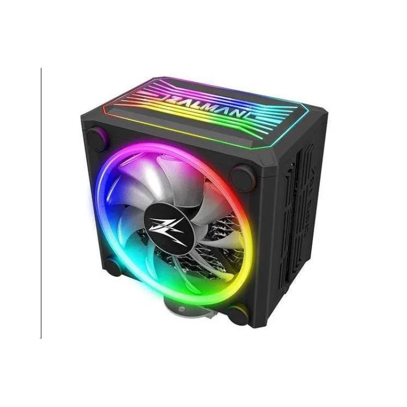 Zalman chladič CPU CNPS16X Black / 120 mm ventilátor / 4 heatpipe / RGB / PWM / 165 mm výška / černý (CNPS16X)