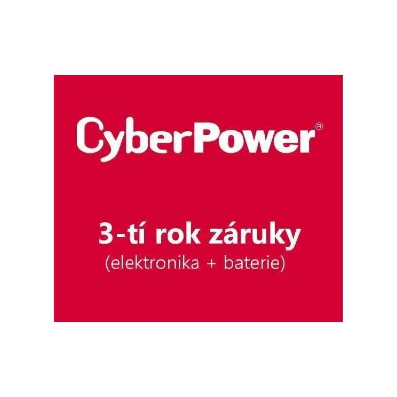 3-ročná záruka CyberPower pre PR3000ERTXL2U (EXW3Y0150)
