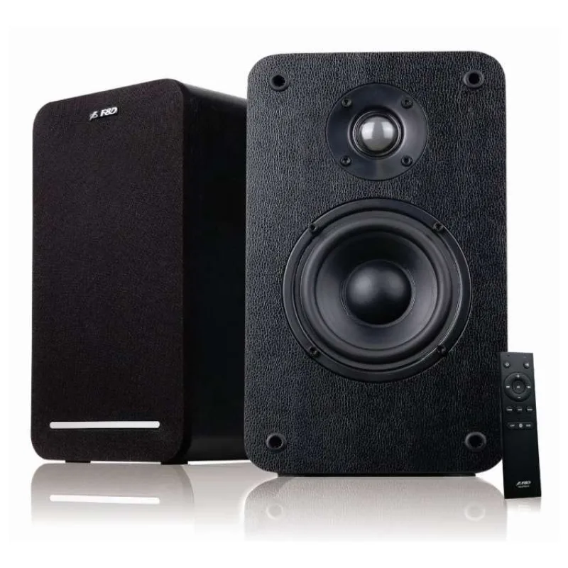 FENDA F&D repro R40BT/ 2.0/ 60W/ dřevěné/ černé/ BT4.2/ USB/ optický vstup/ dálkové ovládání (R40BT)