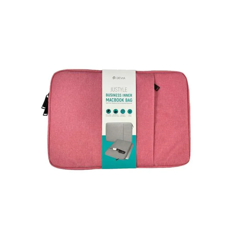 Devia puzdro Justyle pre Macbook Pro/ Air Retina 13" - Pink (6938595348464)