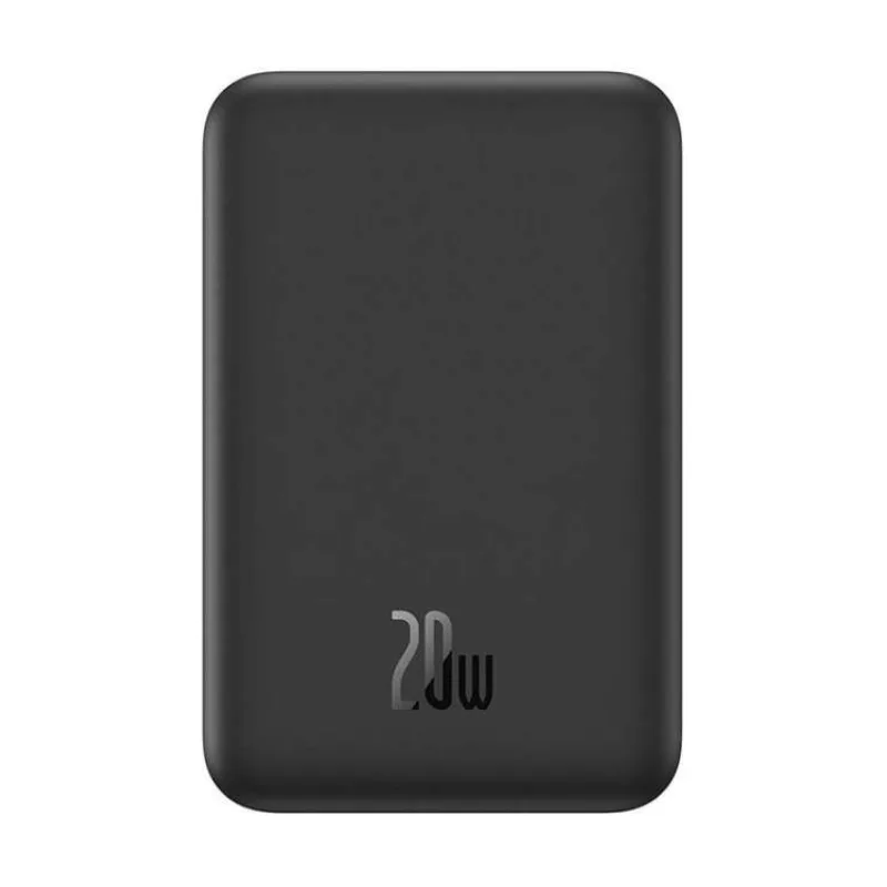 Baseus power banka Mini s bezdrôtovým nabíjaním 5000 mAh 20W USB-C čierna (6932172636234)