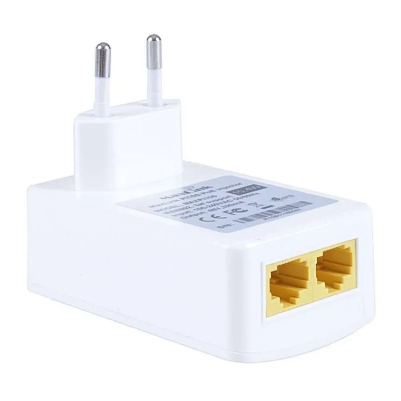 MaxLink PI15S aktívny gigabitový injektor PoE, 802.3af, 15W (48V, 0.32A) (MAXPI15S)