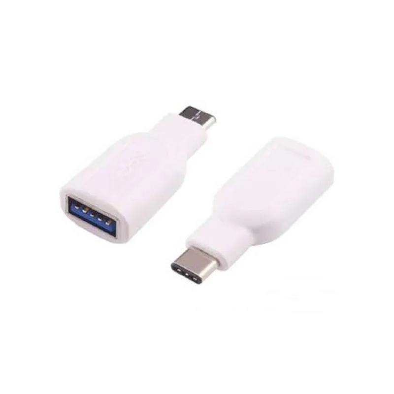 PremiumCord Adaptér USB-C/male - USB3.0 A/female, OTG, bílá (kur31-14)