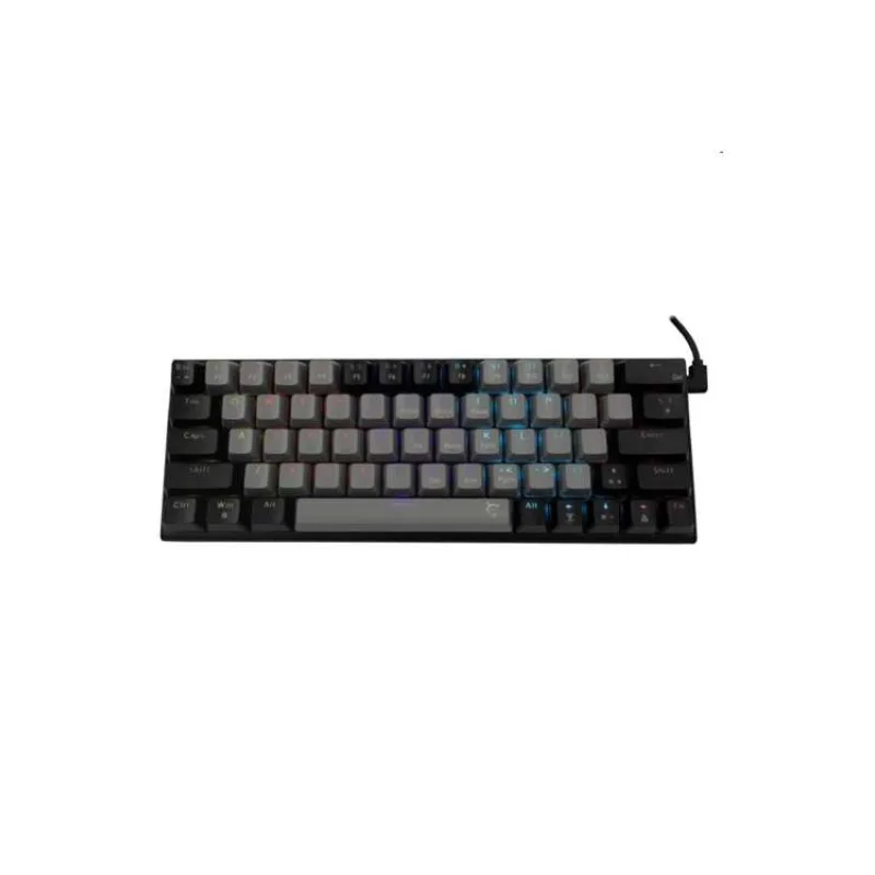 White Shark Gaming mechanical keyboard WAKIZASHI 2, blue switch, US, black/gray (WAKIZASHI-2-US-G-B-B)
