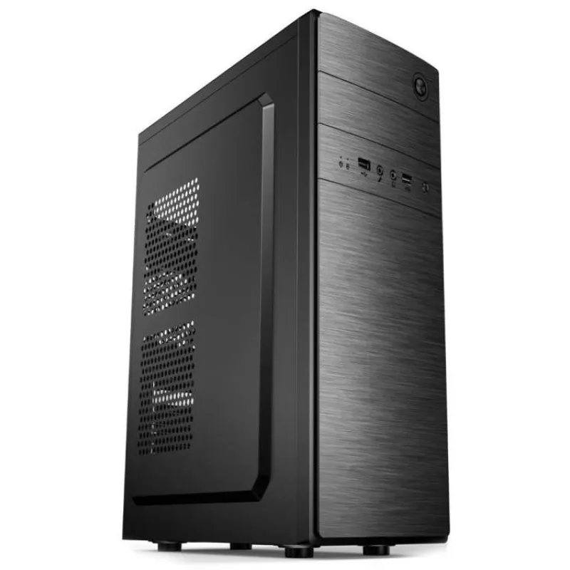 CRONO skříň D183A Midi Tower, bez zdroje, černá (D183A)