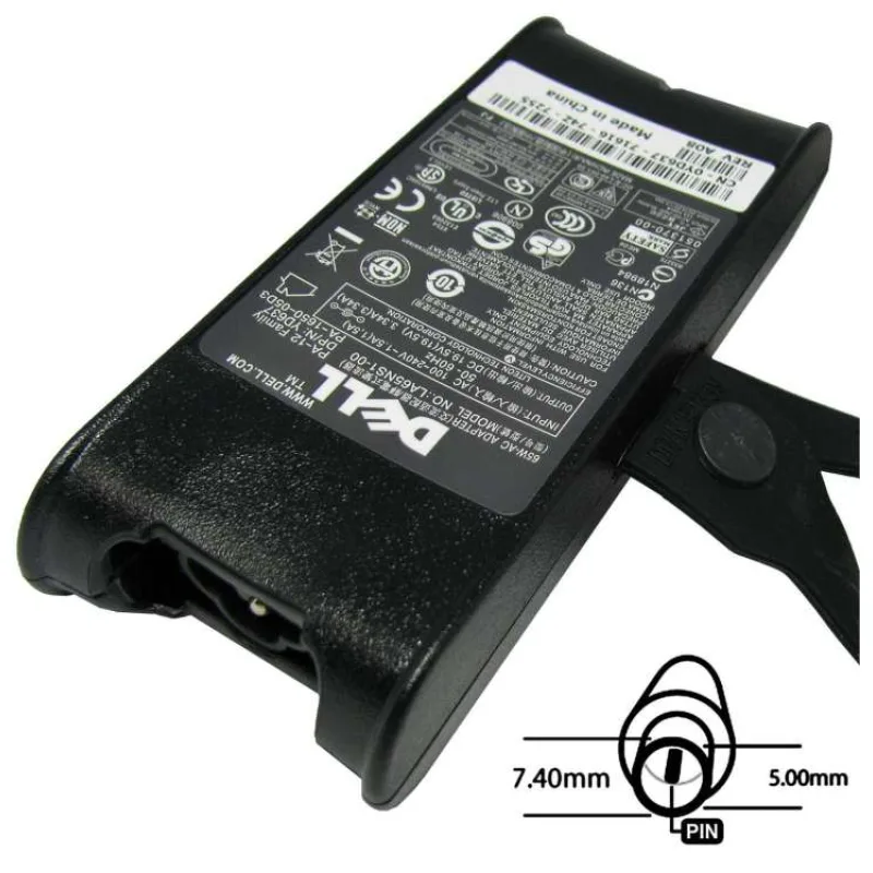 Napájecí adaptér 65W, 19,5V 7.4x5.0, originál DELL (77011071)