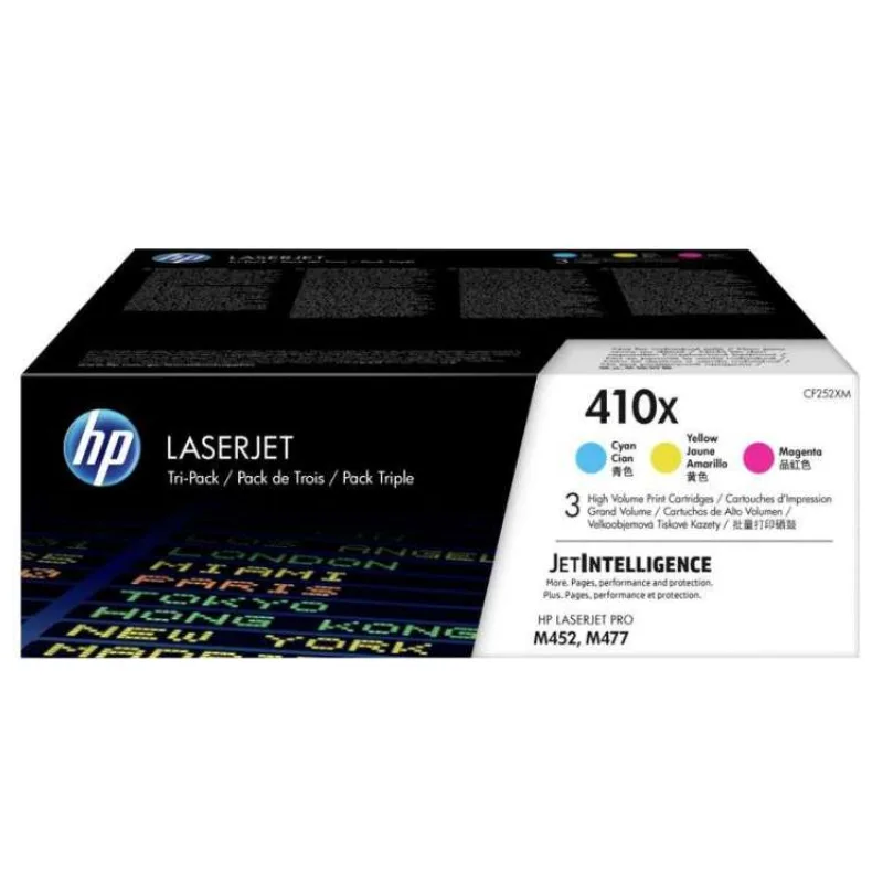 HP toner 410X/CMY/3x5000 stran/3-pack (CF252XM)