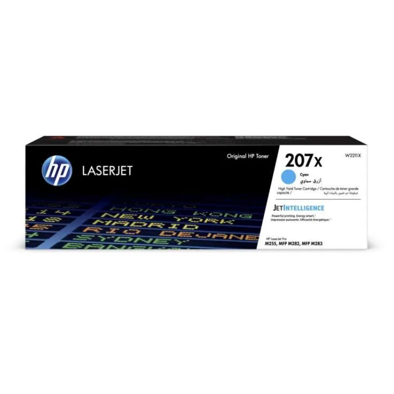 HP 207X Cyan LaserJet Toner Cartridge (W2211X)