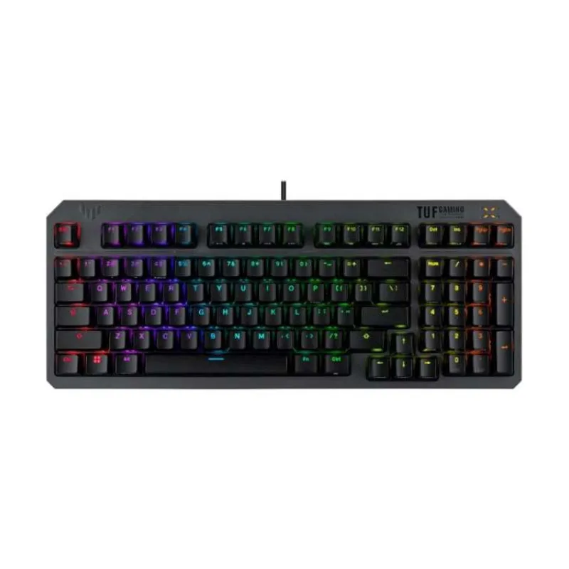 ASUS klávesnice TUF Gaming K3 GEN II, mechanická, CZ/SK, šedá (90MP0390-BKZA00)