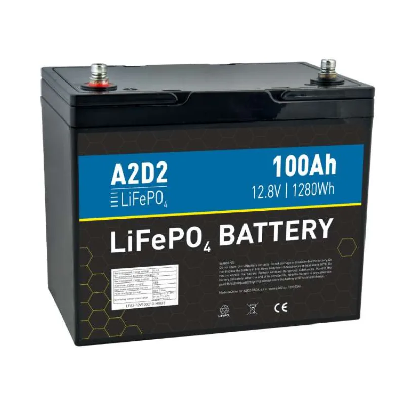 A2D2 batéria LiFePO4 12,8V 100Ah M8 (Gotion cells) (LFA2-12V100C10-M8B3)