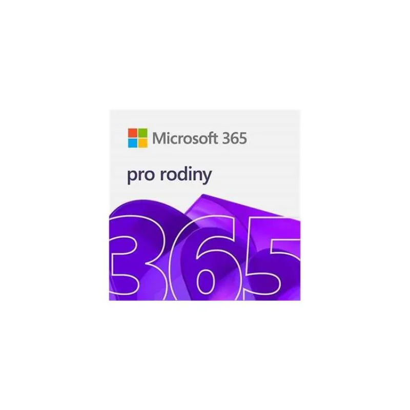 Microsoft 365 pro rodiny All Lng - předplatné na 1 rok - elektronická licence (EP2-36894)