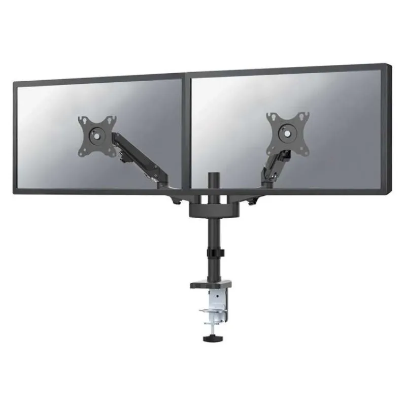 Neomounts DS70-750BL2/Držák displeje/tyč na stůl/17-27"/svorka/VESA 100X100/nosn. 2x7kg/plynový píst/2 displeje/černý (DS70-750BL2)