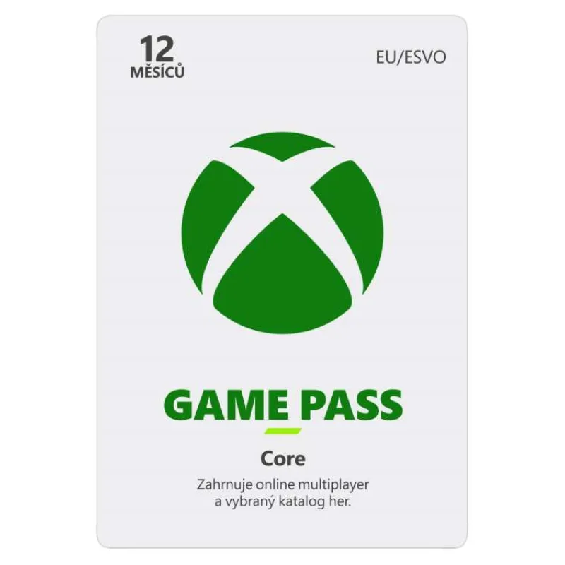 ESD XBOX - Game Pass Core - předplatné na 12 měsíců (EuroZone) (S5T-00023)
