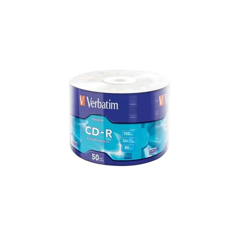 CD-R VERBATIM DTL Extra Protection 700MB 52X 50ks/spindel (43787)