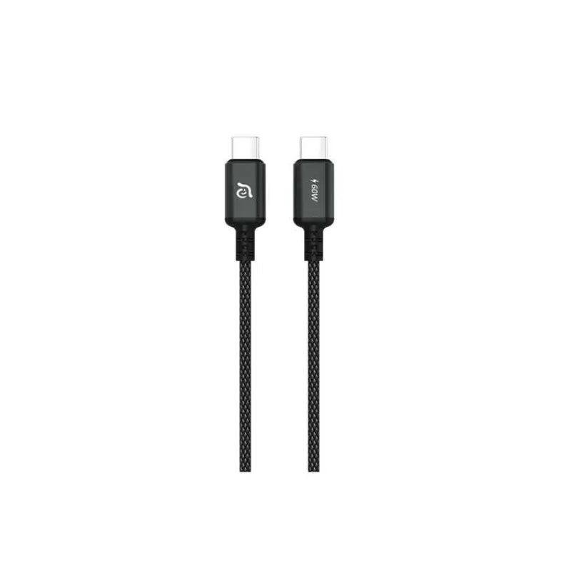 Adam Elements kábel CASA S120 USB-C na USB-C 60W 1.2m - Black (ACBADS120BK)