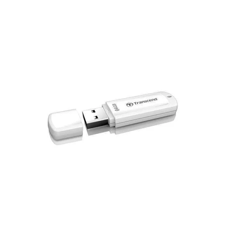 TRANSCEND Flash disk 64GB JetFlash®370, USB 2.0 (R:16/W:6 MB/s) biela (TS64GJF370)