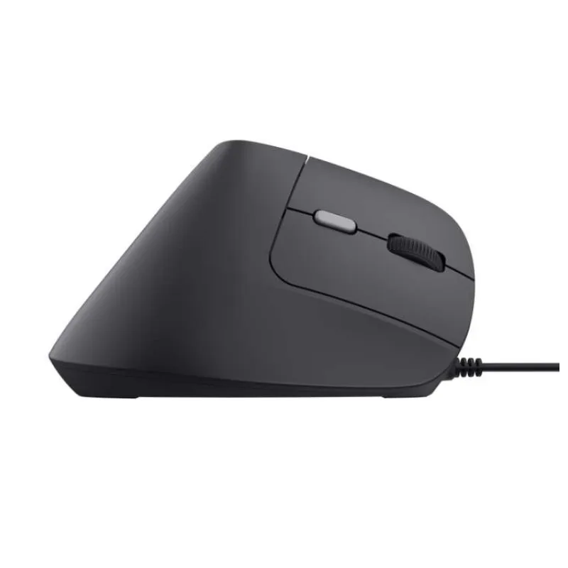 TRUST myš Bayo II Ergonomická vertikální myš, USB, černá (25144)