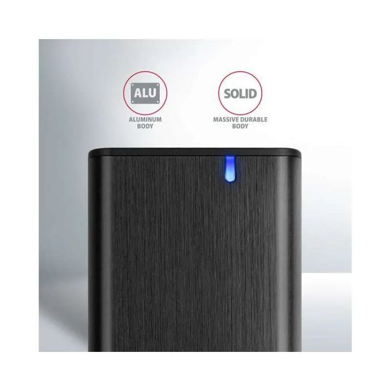 AXAGON kovový box na M.2 NVMe SSD SUPERSPEED+ / EEM2-SB2 / USB-C 3.2 Gen 2 / kabel 20cm (EEM2-SB2)