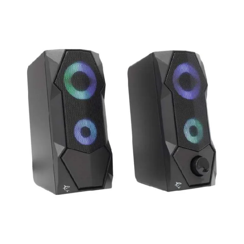 White Shark 2.0 FLOW speakers, RGB, black (FLOW)