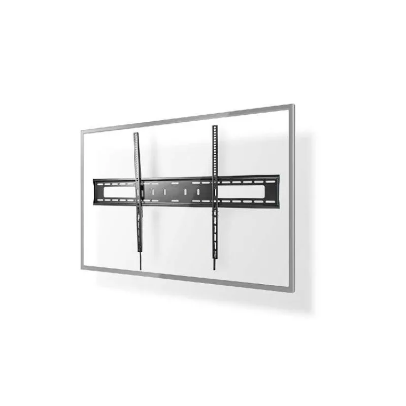 NEDIS nástěnný TV držák/ 60 - 100"/ nosnost 75 kg/ vzdálenost od stěny 30,5 mm/ fixní/ ocel/ černý (TVWM2070BK)