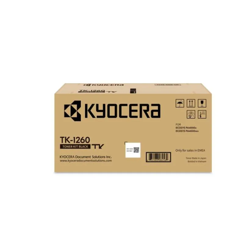 Kyocera toner TK-1260 na 10 000 A4 (při 5% pokrytí), pro ECOSYS PA4000x/wx (TK-1260)